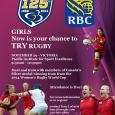 BCRU - Girls Try Rugby event - Nov. 29