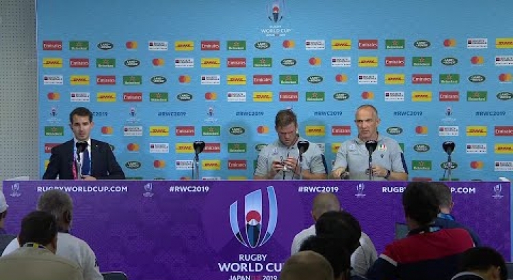 O'Shea and Budd post match press conference | Italy v Canada