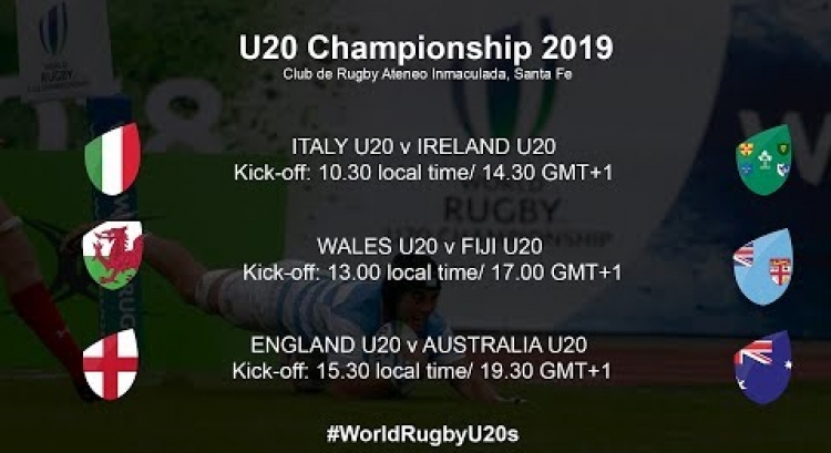 World Rugby U20 Championship 2019 - Wales U20 v Fiji U20