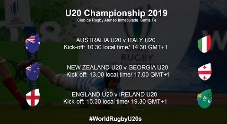 World Rugby U20 Championship 2019 - Australia U20 v Italy U20