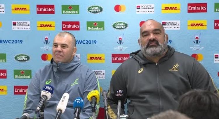 Cheika discusses team selections ahead of England quarter-final