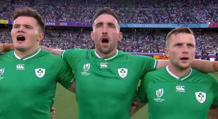 Ireland's National Anthem at Rugby World Cup 2019