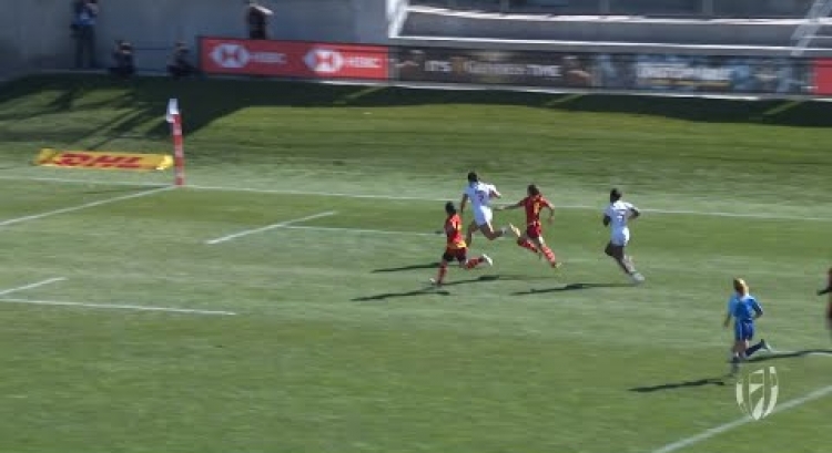 RE:LIVE: Maher scores great try for USA