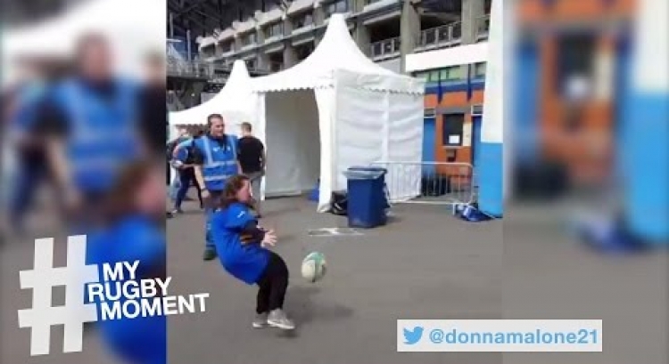 Young Jennifer kicks her way to Women's Rugby prize! | #MyRugbyMoment