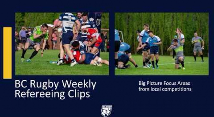 BC Rugby Weekly Focus Area Clips 22 Feb 2020