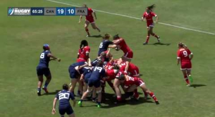 Canada vs. France - Women's Rugby Super Series - Highlights
