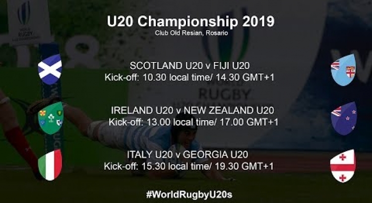 World Rugby U20 Championship 2019 - Ireland U20 v New Zealand U20