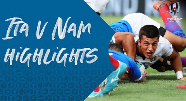 HIGHLIGHTS: Italy v Namibia - Rugby World Cup 2019