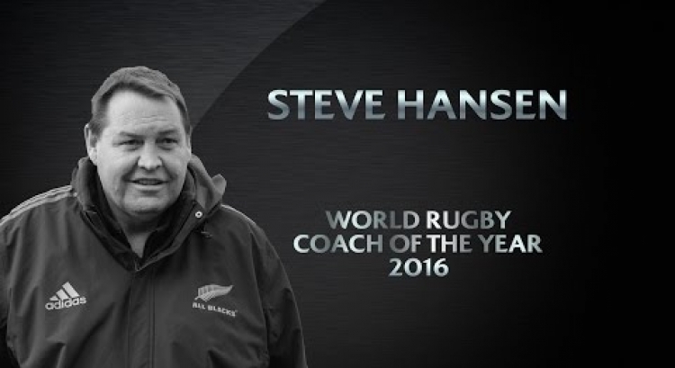 Steve Hansen wins Coach of the Year | World Rugby Awards 2016