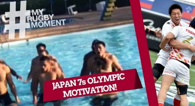 Japan 7s' Motivational Splash in Rio!