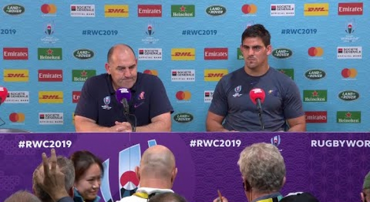 Ledesma and Matera speak to media after England match
