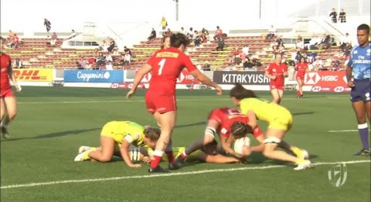 Kaili Lukan scores bizarre try for Canada
