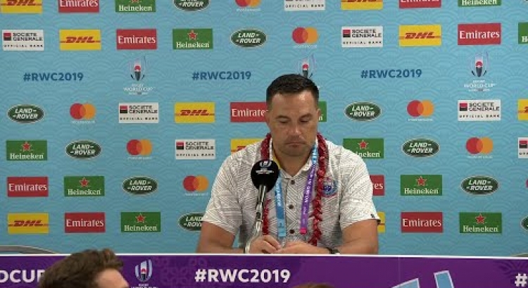 Post match press conference with Samoa's head coach Steve Jackson - Scotland v Samoa