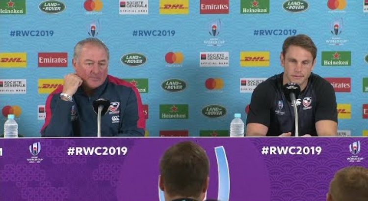 USA post match press conference at Rugby World Cup 2019