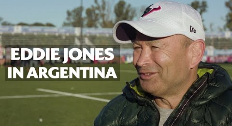 Eddie Jones visits Argentina as preparations for 2020 ramp up