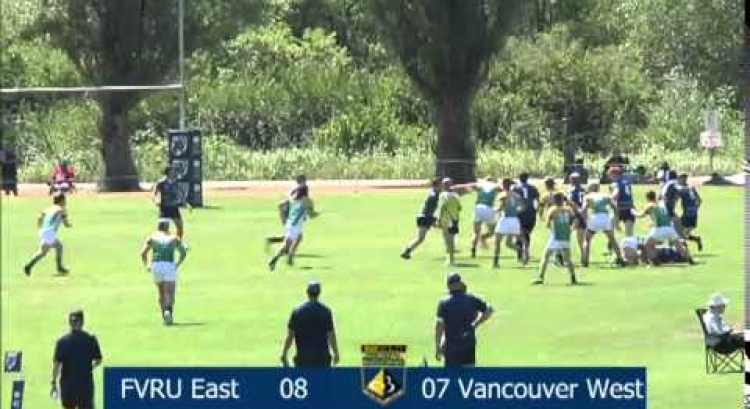 B2Gold PRCs U18M - FVRU East vs Van West