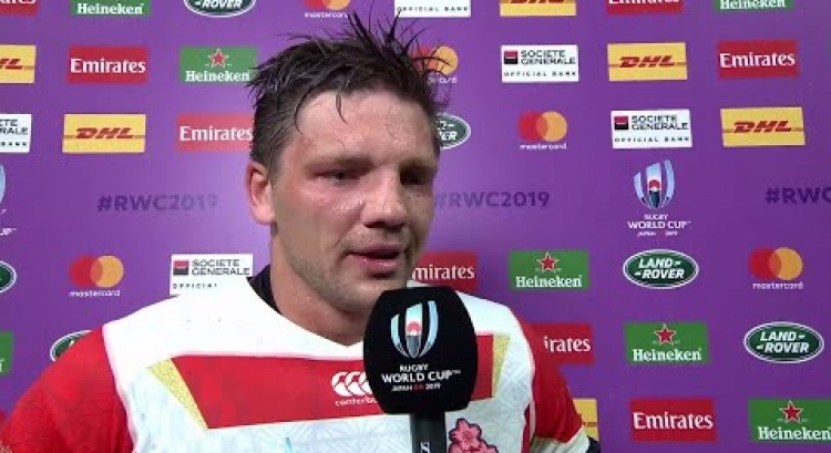 Pieter Labuschagne gives humble interview after historic win
