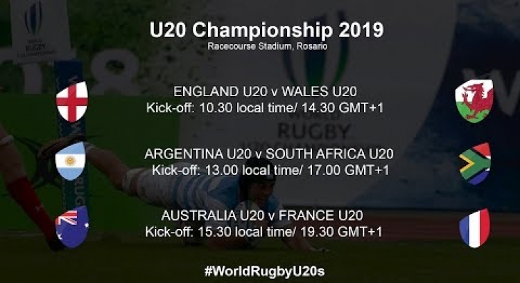 World Rugby U20 Championship 2019 - Australia U20 v France U20