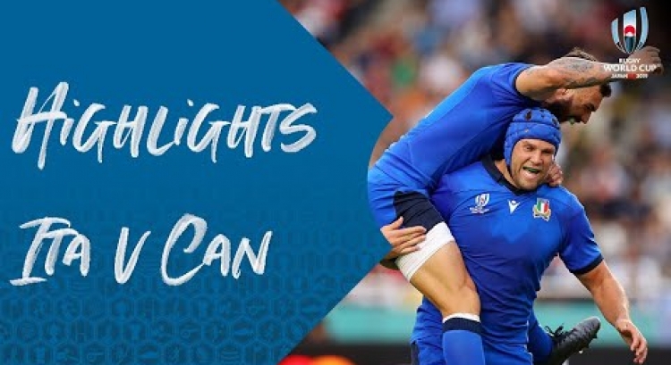 Highlights: Italy v Canada - Rugby World Cup 2019
