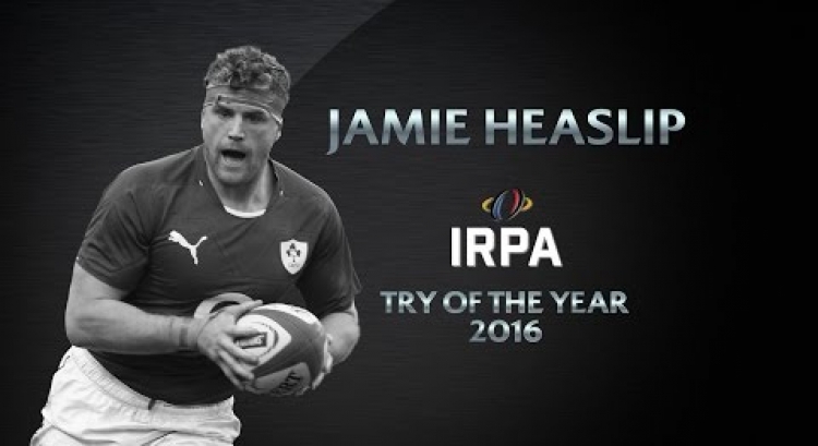 Jamie Heaslip wins IRPA Try of the Year | World Rugby Awards 2016