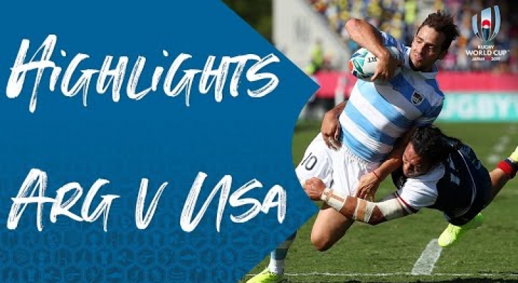 Highlights: Argentina v USA - Rugby World Cup 2019
