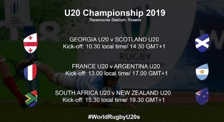 World Rugby U20 Championship 2019 - South Africa U20 v New Zealand U20