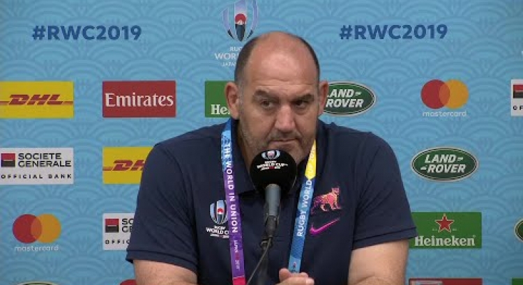 Argentina post match press conference at Rugby World Cup 2019