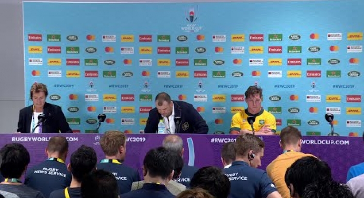 Cheika and Hooper post-match press conference | Australia v Wales