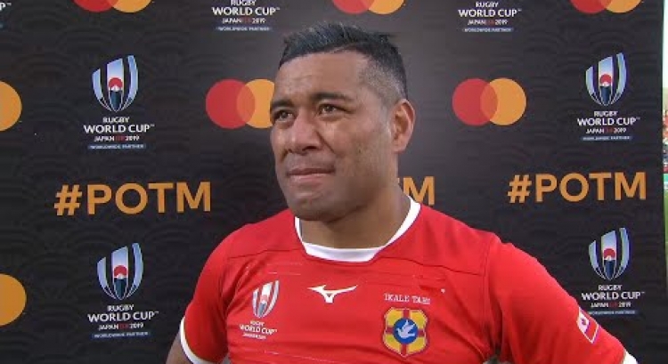 Siale Piutau wins Mastercard Player of the Match for Tonga