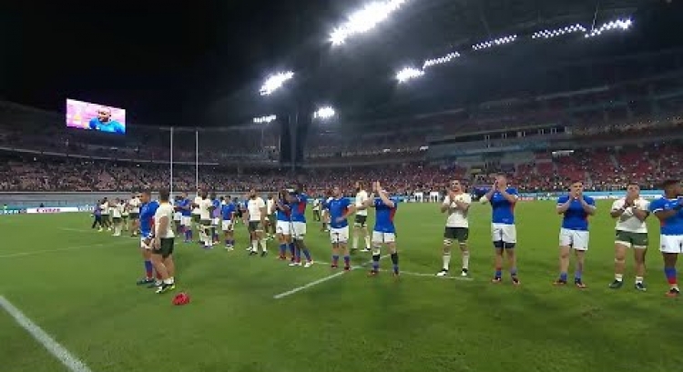 Amazing sportsmanship after South Africa and Namibia match! - Rugby World Cup 2019
