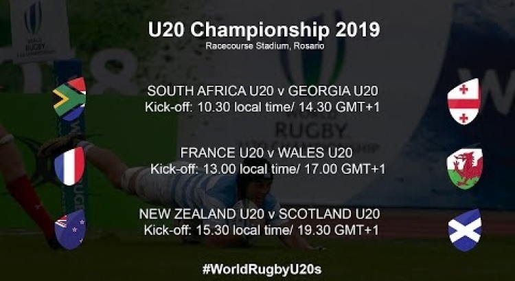 World Rugby U20 Championship 2019 - France U20 v Wales U20