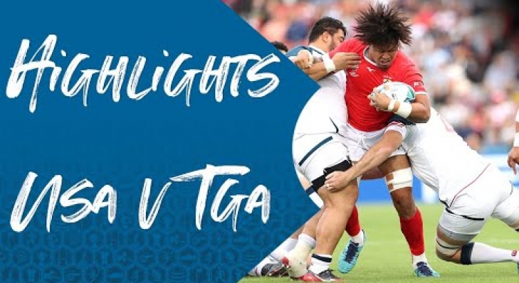 Highlights: USA v Tonga - Rugby World Cup 2019