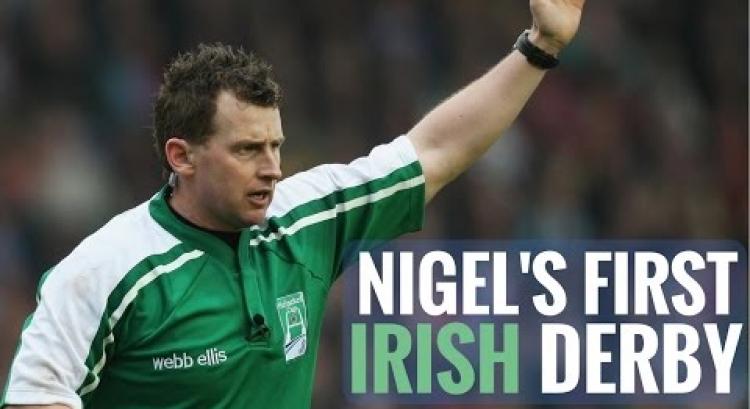 Nigel Owens' First Irish Derby!