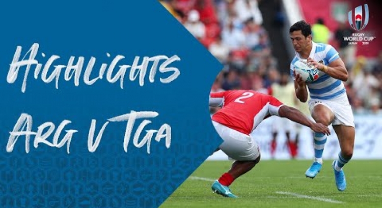 HIGHLIGHTS: Argentina v Tonga - Rugby World Cup 2019