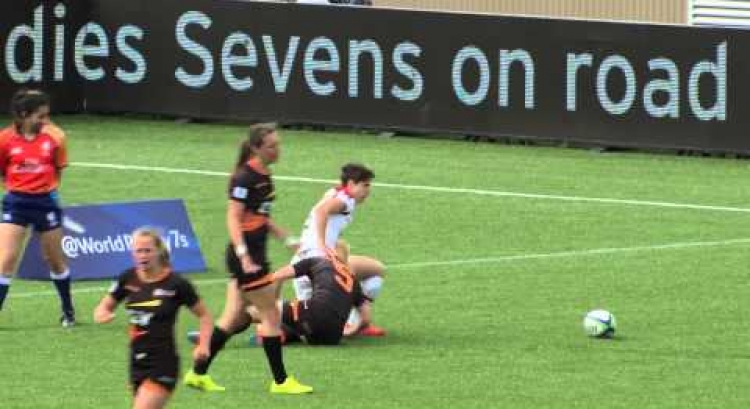 Rugby Canada Women's Sevens - Day 1 Highlights - Amsterdam 7s