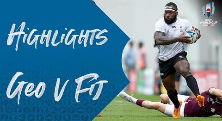 Highlights: Georgia v Fiji - Rugby World Cup 2019