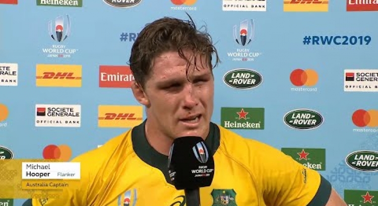 Michael Hooper's post match interview after gruelling Wales clash