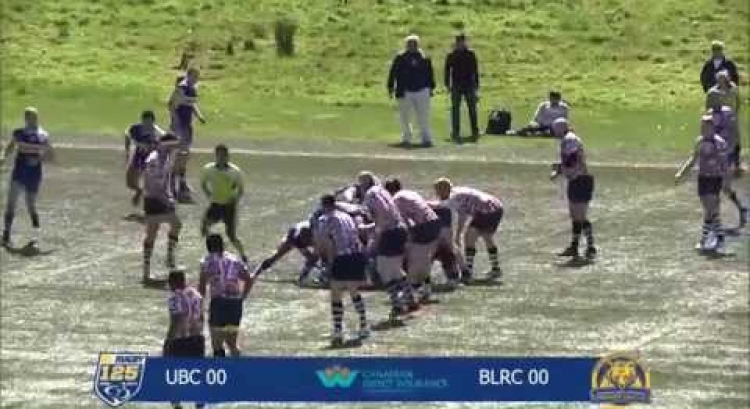 Rugby highlights - UBC v Burnaby Lake (CDI semi finals) April 25, 2015