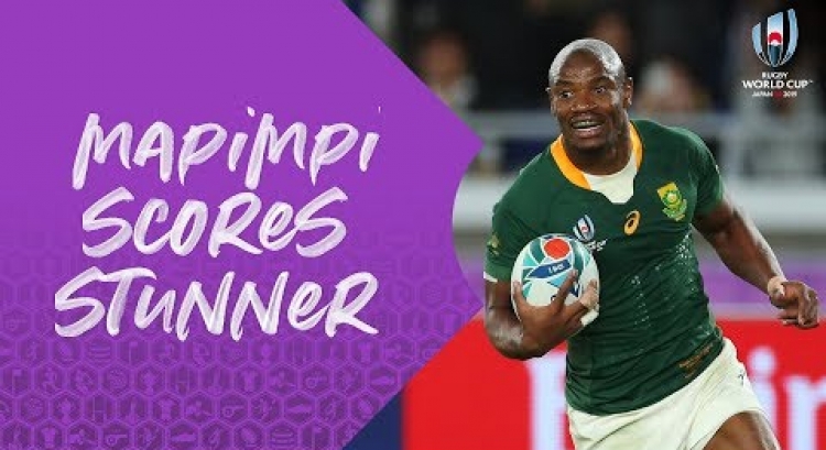 Makazole Mapimpi's sensational try in World Cup final