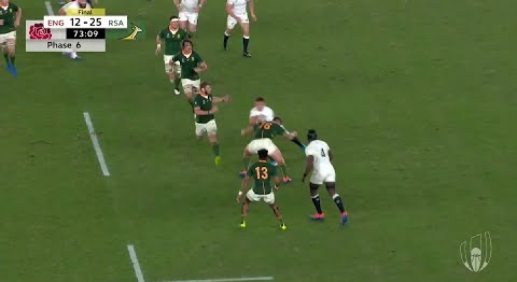Kolbe's amazing try in Rugby World Cup final