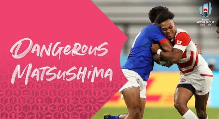 Kotaro Matsushima is a star of Rugby World Cup 2019