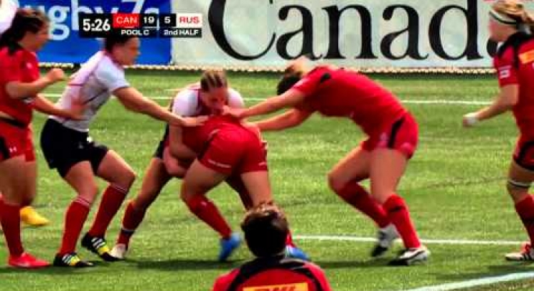 Rugby Canada Women's Sevens - Canada 26 Russia 15 Full Highlights