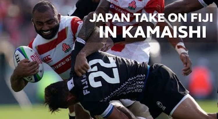 Japan vs Fiji in reborn city of Kamaishi