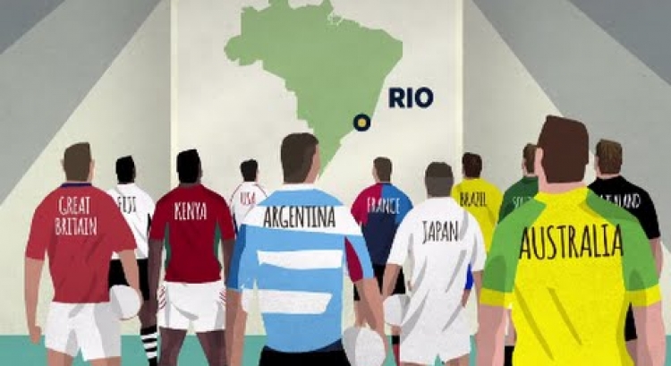 How did the 24 rugby sevens teams qualify for Rio?