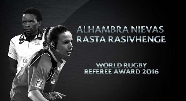 Double win in Referee of the Year | World Rugby Awards 2016