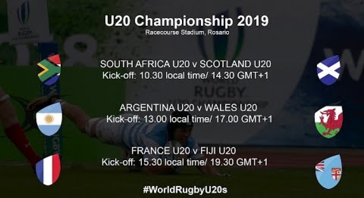 World Rugby U20 Championship 2019 - France U20 v Fiji U20
