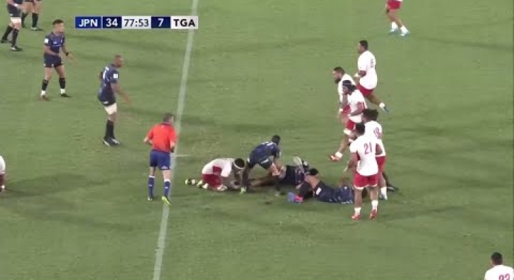 Fukuoka steps two players to score great try - Pacific Nations Cup