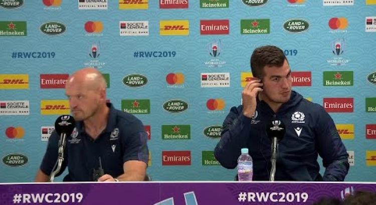 Post match press conference: Gregor Townsend and Stuart McInally