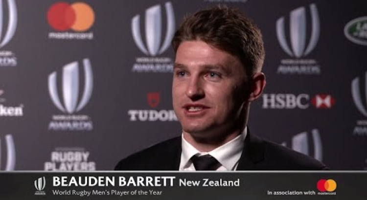 Barrett wins World Rugby Player of the Year 2017