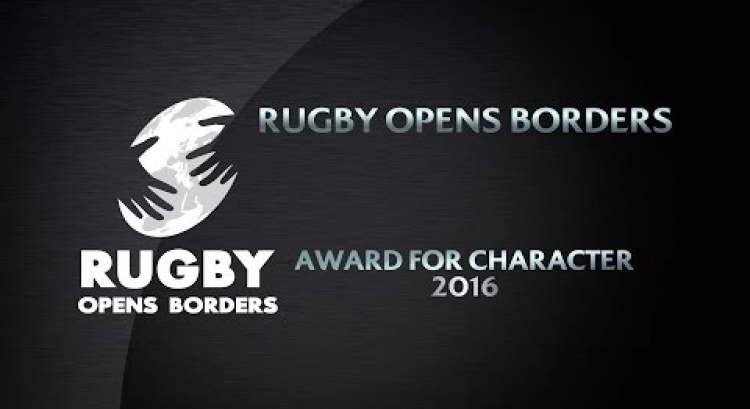 Rugby Opens Borders wins the Award for Character | World Rugby Awards 2016
